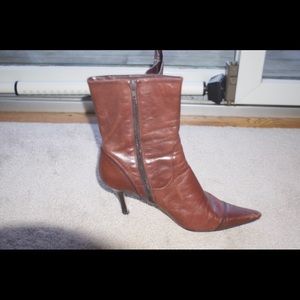 Nine West Brown Leather Boots